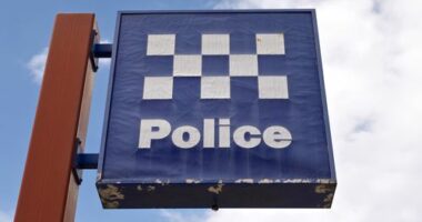 Police sign Sydney Australia