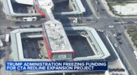 President Donald Trump pauses $2.1B for Chicago infrastructure projects, leveraging shutdown to pressure Democrats