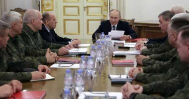 Putin is visiting Tajikistan for meetings with other ex-Soviet leaders