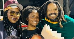 ROHAN MARLEY AND LAURYN HILL CELEBRATE DAUGHTER SARA'S SENIOR NIGHT