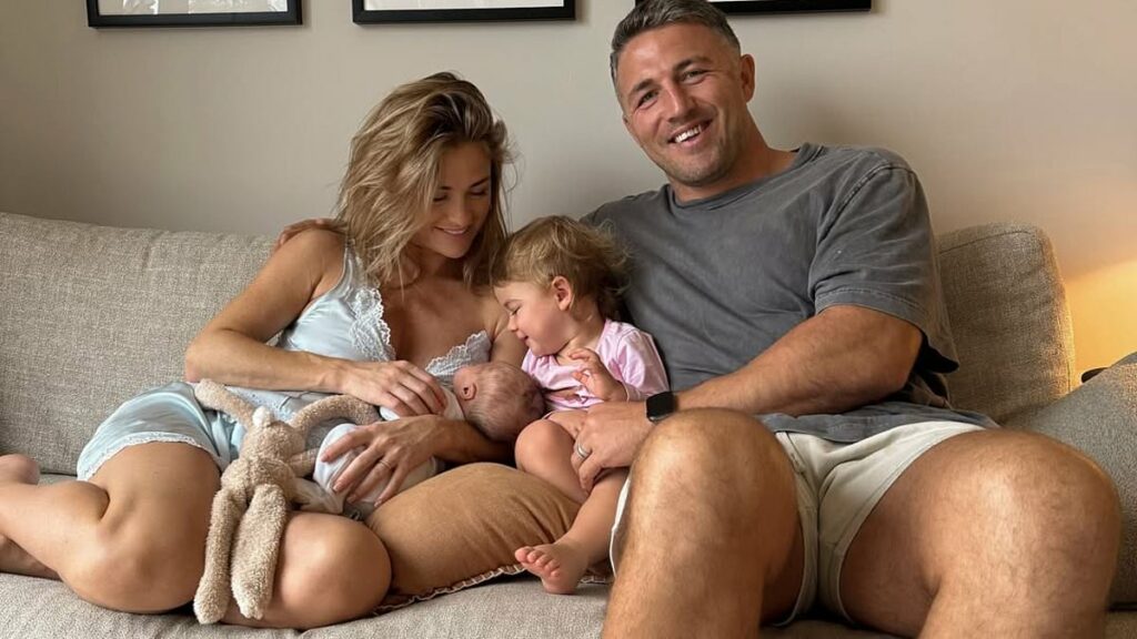 Sam Burgess and wife Lucy welcome second child together