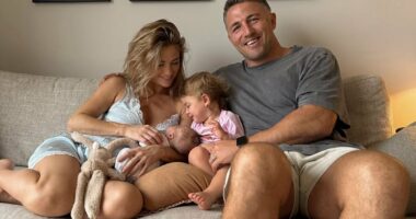 Sam Burgess and wife Lucy welcome second child together