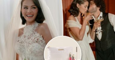 Selena Gomez dropped a Rare Beauty set with her exact wedding makeup must-haves