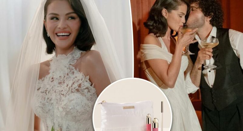Selena Gomez dropped a Rare Beauty set with her exact wedding makeup must-haves