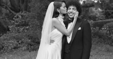 Selena Gomez's wedding dress holds sweet nod to husband Benny Blanco