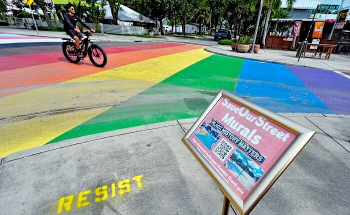 St. Petersburg to vote on flags for LGBTQ+ and Black communities after DeSantis erases murals