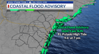 Storm Team 3: Minor coastal flooding each high tide, rain chances continue