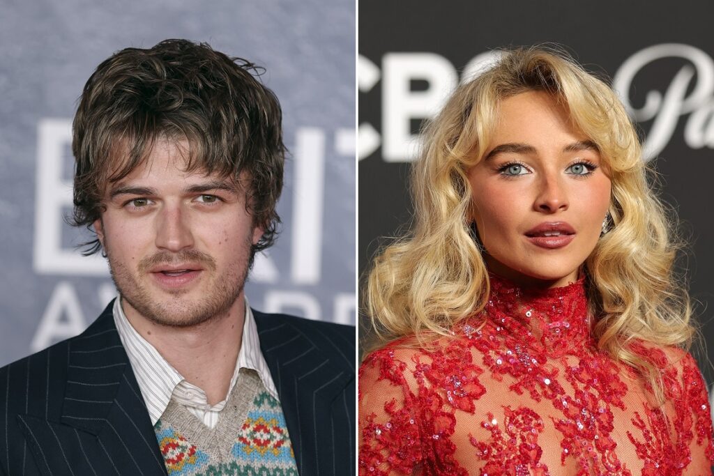 'Stranger Things' star Joe Keery, aka Djo, “arrested” on stage by Sabrina Carpenter during ACL Fest set