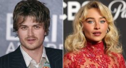 'Stranger Things' star Joe Keery, aka Djo, “arrested” on stage by Sabrina Carpenter during ACL Fest set