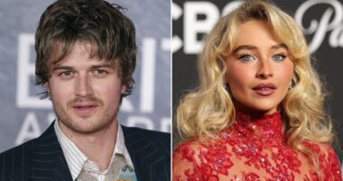 'Stranger Things' star Joe Keery, aka Djo, “arrested” on stage by Sabrina Carpenter during ACL Fest set