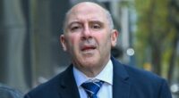 Tony Mokbel pictured in May after leaving the Court of Appeal in connection with his Lawyer X appeal.