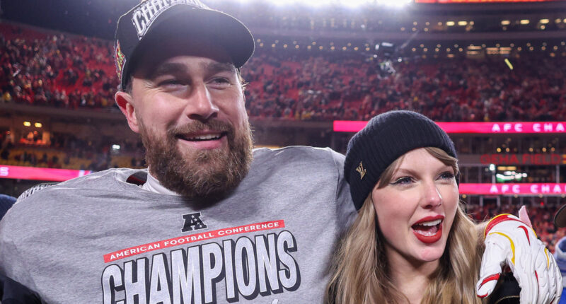 Travis Kelce Shows Joe Alwyn How It's Done With Reaction To Cheeky Wood Theories
