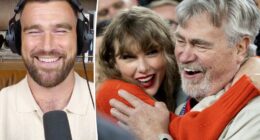 Travis Kelce admits he’s ‘terrified’ for dad to listen to Taylor Swift’s provocative ‘Wood’ song