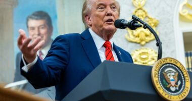 Trump blames Dems as his administration slashes 4,100 federal jobs