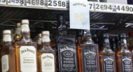 US liquor exports to Canada drop 85 percent