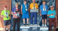 Dennis Bokemeier competing in the National Senior Olympics.