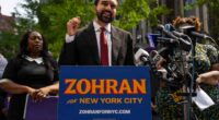 FILE - New York City Democratic mayoral candidate Zohran Mamdani speaks during a press conference outside the Jacob K. Javits federal building Thursday, Aug. 7, 2025, in New York. (AP Photo/Yuki Iwamura, file)
