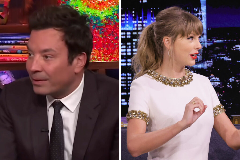 'WWHL': Jimmy Fallon reveals why he's "a little nervous" to have Taylor Swift on 'The Tonight Show'