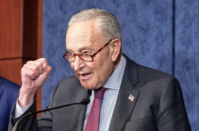Watch: Schumer's Bizarre Rant About His Shutdown and Speaker Johnson's Constituents on Senate Floor
