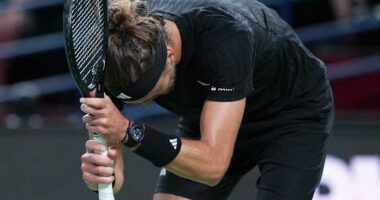 Zverev ousted by 54th-ranked Rinderknech in his opening match at Shanghai Masters