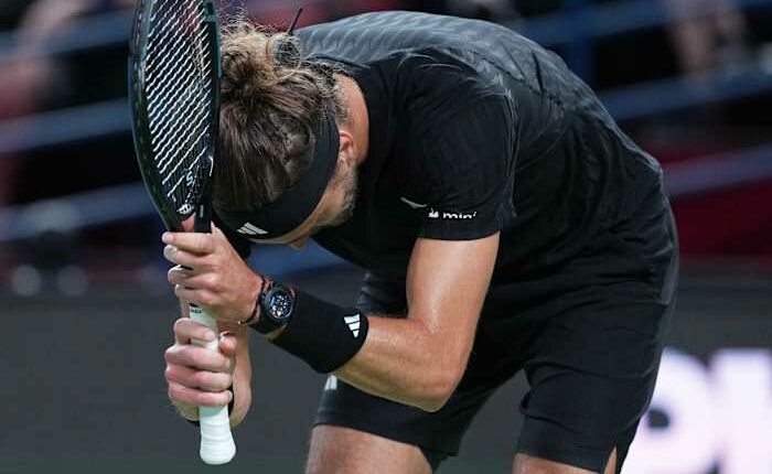 Zverev ousted by 54th-ranked Rinderknech in his opening match at Shanghai Masters