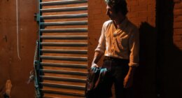 This image released by 20th Century Studios shows Jeremy Allen White as Bruce Springsteen in a scene from