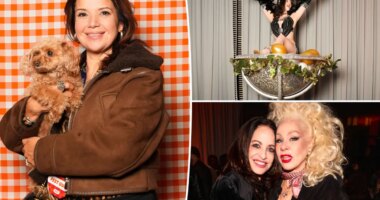 ‘The View’ host Ana Navarro parties with her pup, judges burgers, at NYC Wine and Food Festival
