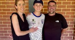 Ben Austin, 17, died after he was hit in the head and neck by a cricket ball during a training session on Tuesday evening.