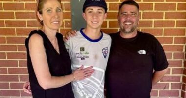 Ben Austin, 17, died after he was hit in the head and neck by a cricket ball during a training session on Tuesday evening.