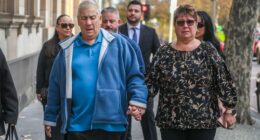 The Age, News, 12/06/2025, photo by Justin McManus. Ash Gordon murder trail Supreme ct. Dr Ash Gordon during a home invasion in Doncaster. Parents Glen and Catherine Gordon along with other family members arriving at court.