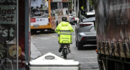 Uber Eats driver in Melbourne