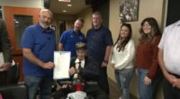 100-year-old WWII veteran honored in Oklahoma
