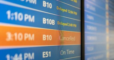 Flight reductions increase to 6% on Tuesday