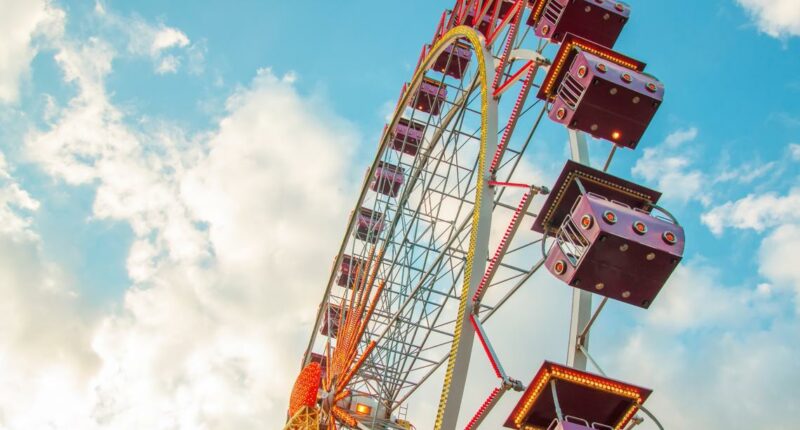 2 girls hospitalized after falling from Ferris Wheel ride