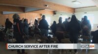 A fire at a Champaign Baptist church didn’t stop the community from gathering Sunday