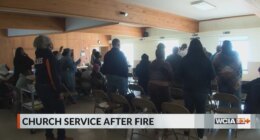 A fire at a Champaign Baptist church didn’t stop the community from gathering Sunday