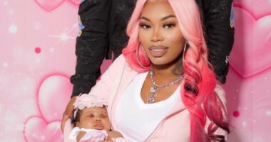 ASIAN DOLL CELEBRATES HER DAUGHTER MI’LANI TURNING ONE MONTH OLD