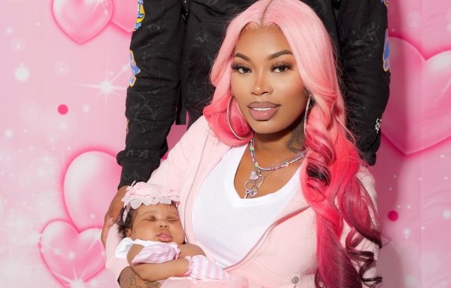 ASIAN DOLL CELEBRATES HER DAUGHTER MI’LANI TURNING ONE MONTH OLD