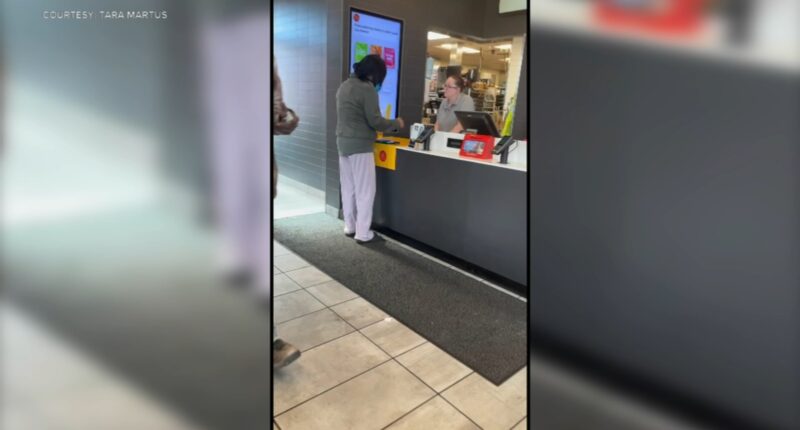 Angry customer throws hot coffee on McDonald's employee over cancelled breakfast order in Saginaw, Michigan