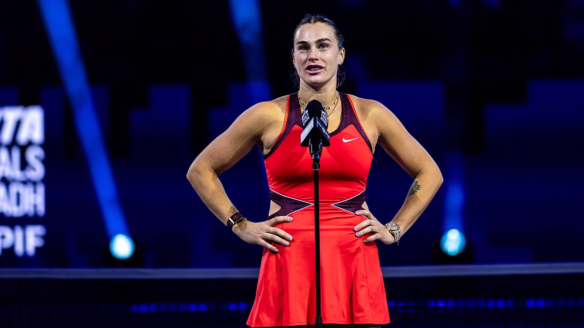 Aryna Sabalenka jets to the Maldives to 'drink tequila' after missing out on women's tennis's biggest £4m payday