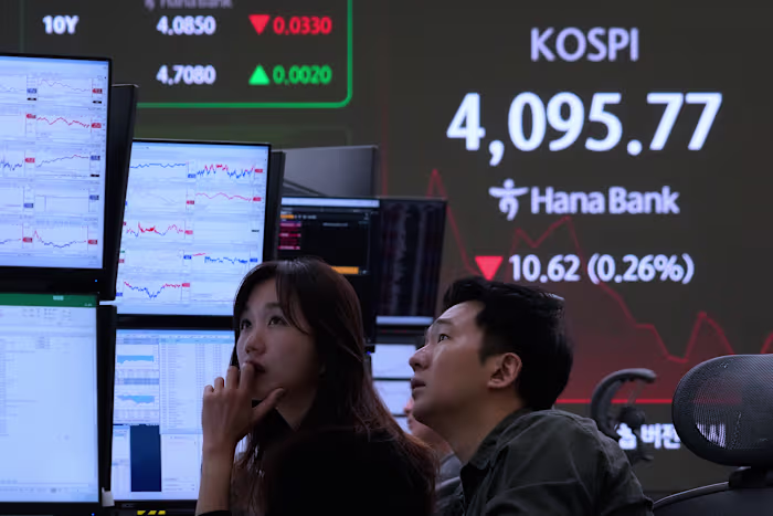 Asian shares are mostly higher in cautious trading as Wall Street settles