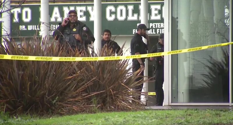 At least 1 shot after gunman opens fire at California college