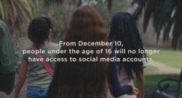 A still from the social media laws ad campaign.