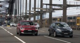 Sydney, Australia, October 26, 2025- Driving through the Sydney Harbour Bridge