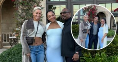 BRIA MURPHY AND MICHAEL XAVIE CELEBRATE AT THEIR BABY SHOWER WITH EDDIE, NICOLE AND MORE