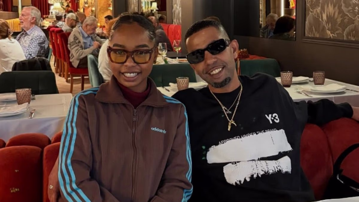 Barcelona wonderkid Lamine Yamal's dad, 35, finds love with fiancée just five years older than his teen son - and younger than the girlfriend footballer split from last week