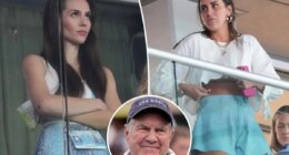 Bill Belichick’s daughter-in-law Jennifer awkwardly avoids stern Jordon Hudson during UNC game