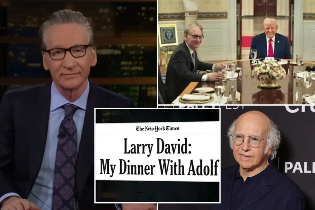 Bill Maher hits back at Larry David Trump spoof op-ed My Dinner with Adolf