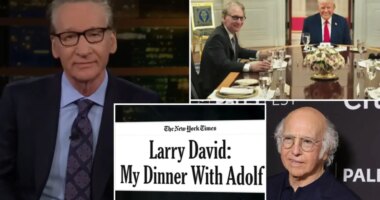Bill Maher hits back at Larry David Trump spoof op-ed My Dinner with Adolf