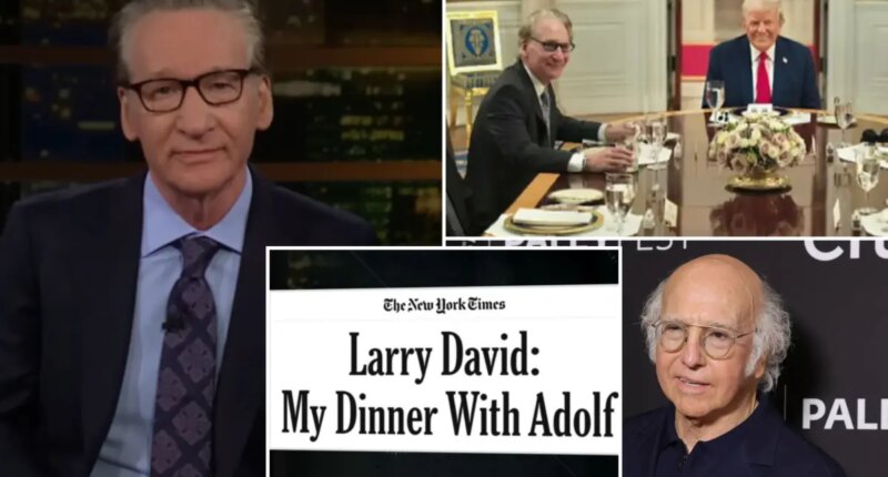 Bill Maher hits back at Larry David Trump spoof op-ed My Dinner with Adolf